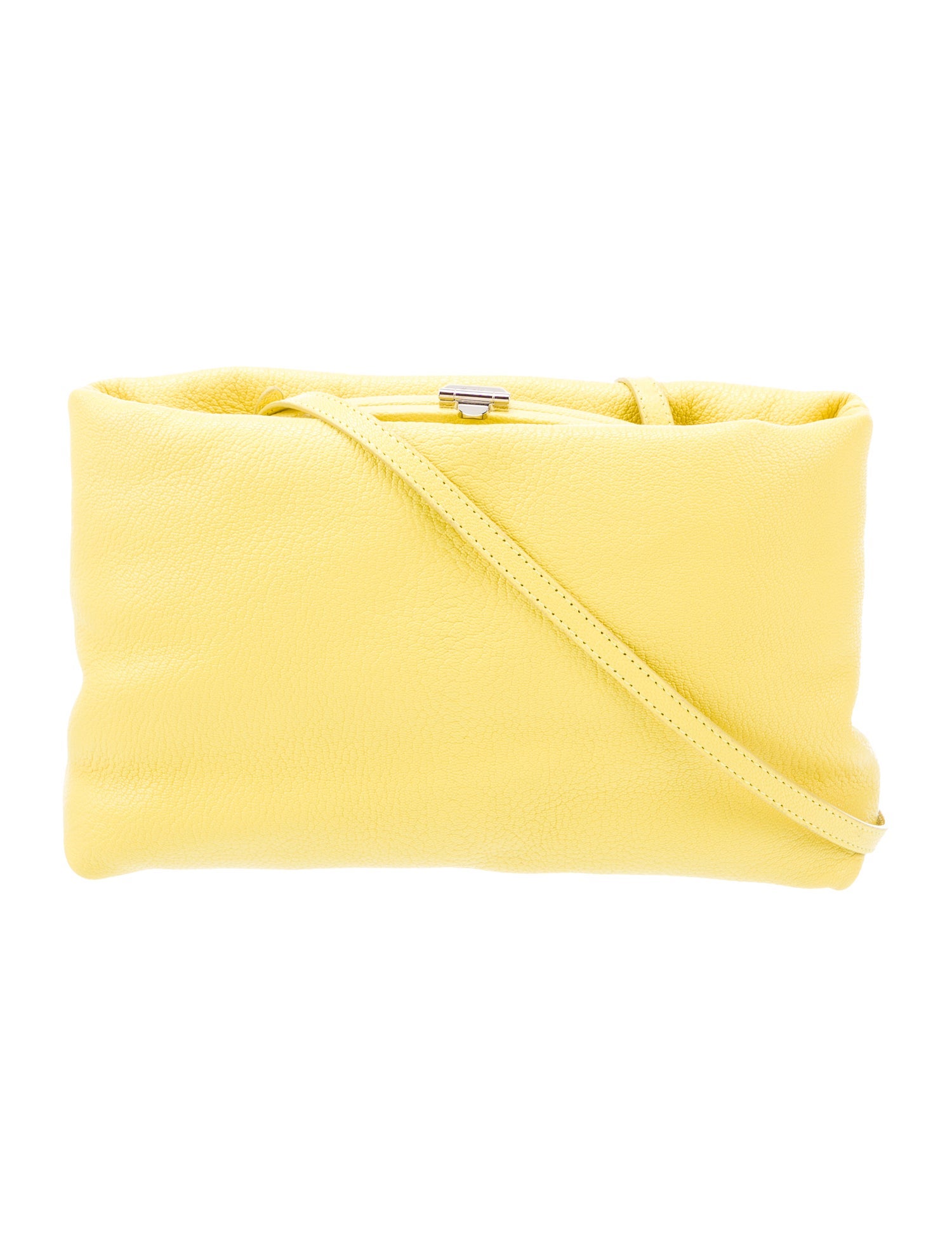 Mark Cross Leather Crossbody Bag Yellow Crossbody Bags Handbags MRK26895 The RealReal