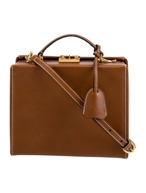 Mark Cross Saffiano Leather Top Handle Bag