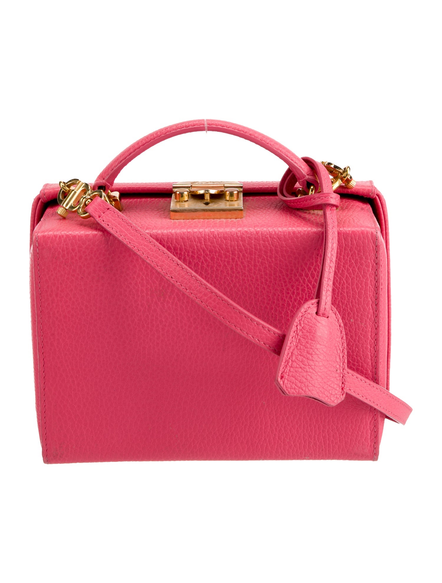 Mark Cross Leather Top Handle Bag