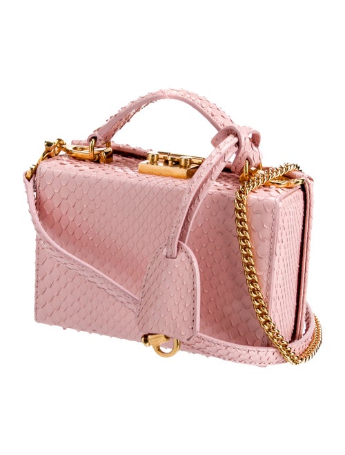 Mark Cross Python Top Handle Bag