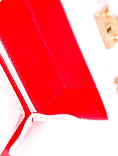 Mark Cross Python Top Handle Bag