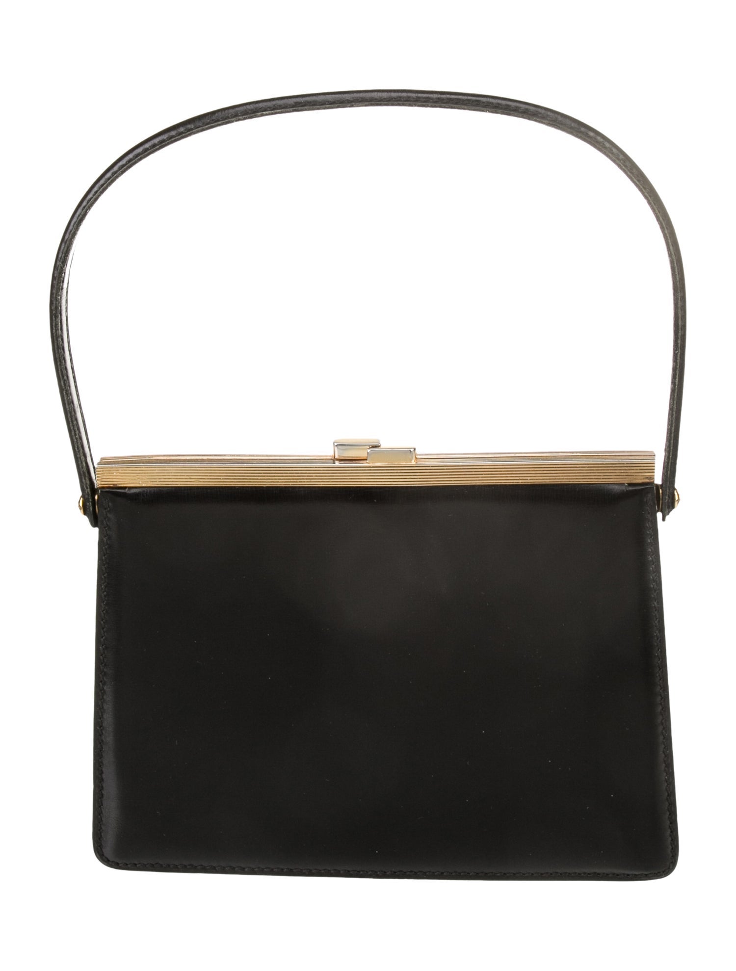 Mark Cross Leather Top Handle Bag