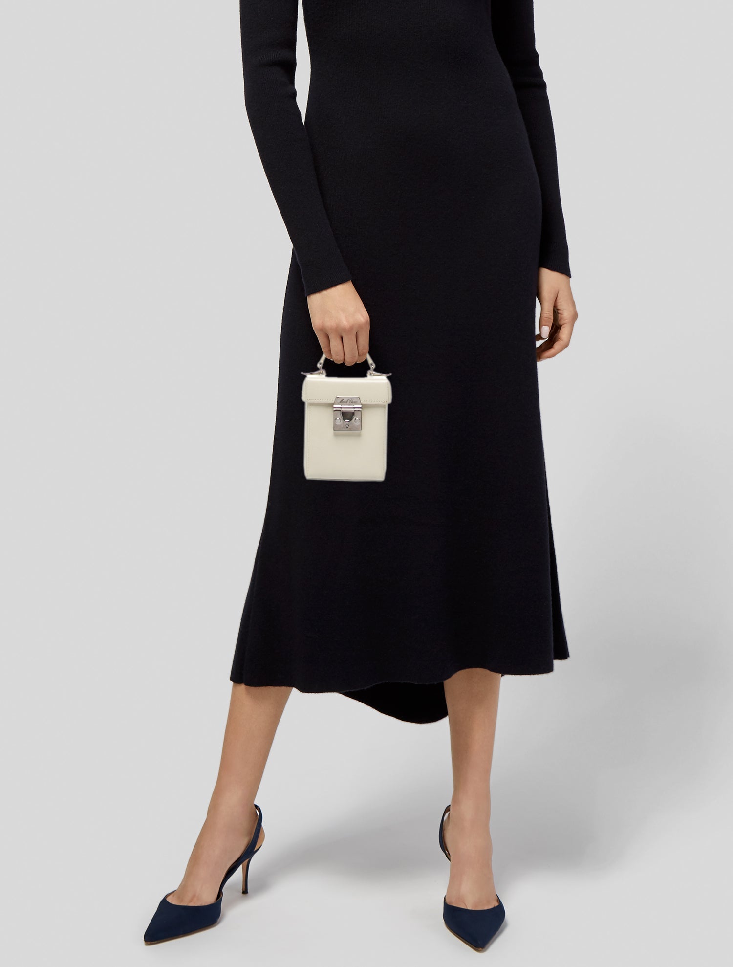 Mark Cross Leather Top Handle Bag