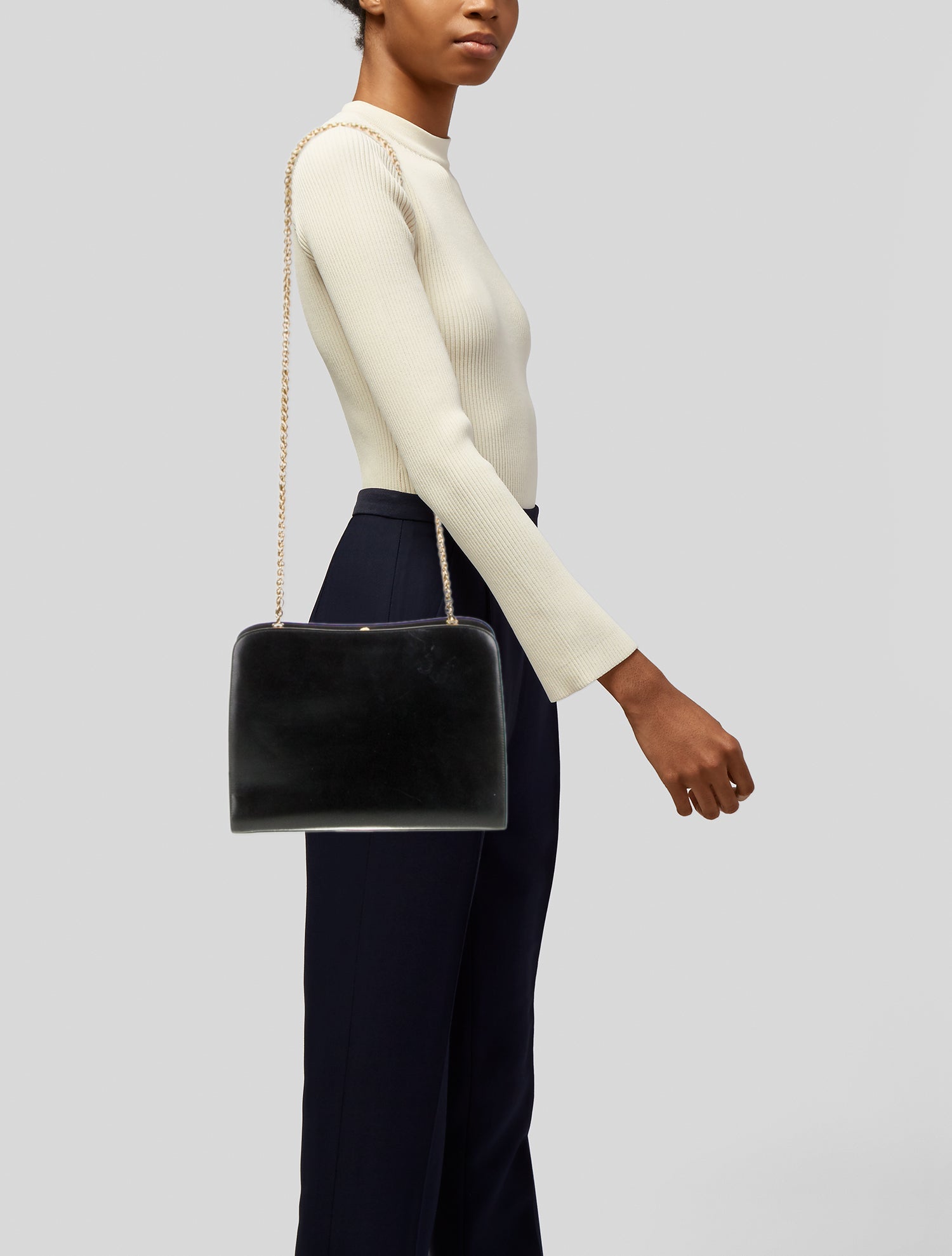 Mark Cross Leather Evening Bag