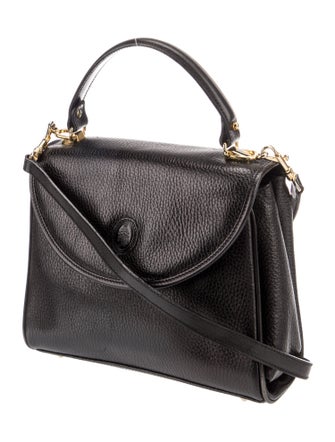 Mark Cross Leather Top Handle Bag