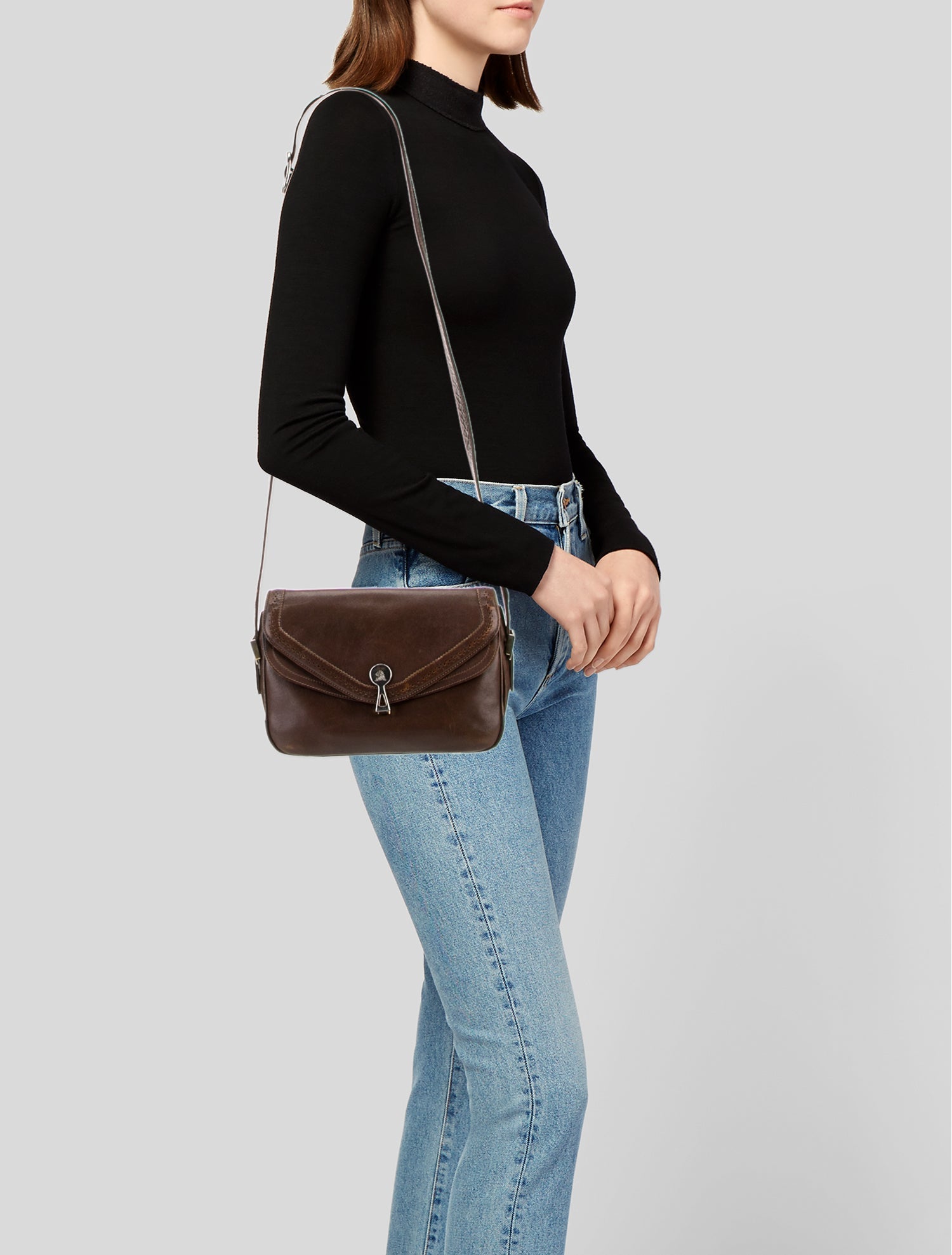 Mark Cross Leather Crossbody Bag