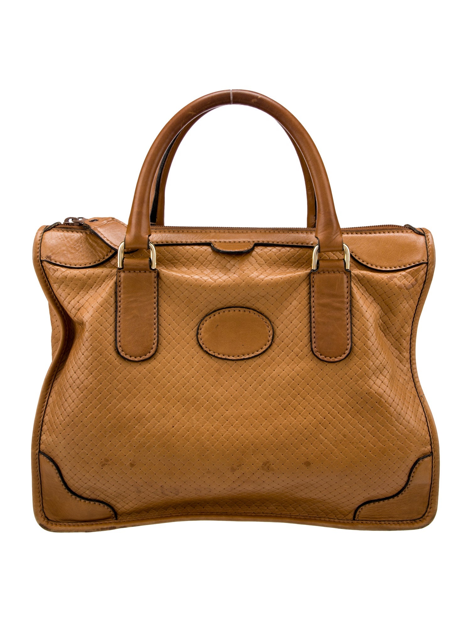 Mark Cross Leather Top Handle Bag