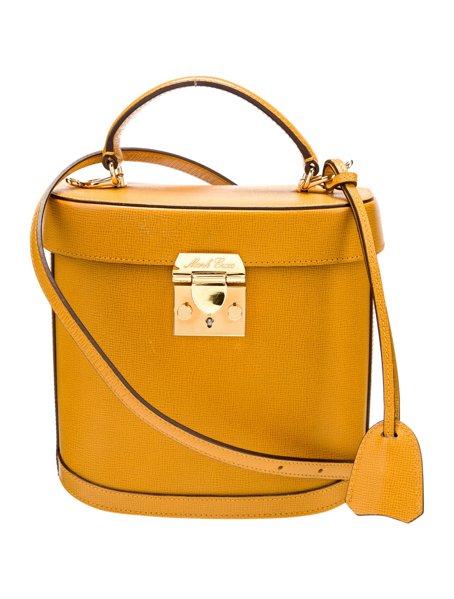 Mark Cross Leather Top Handle Bag