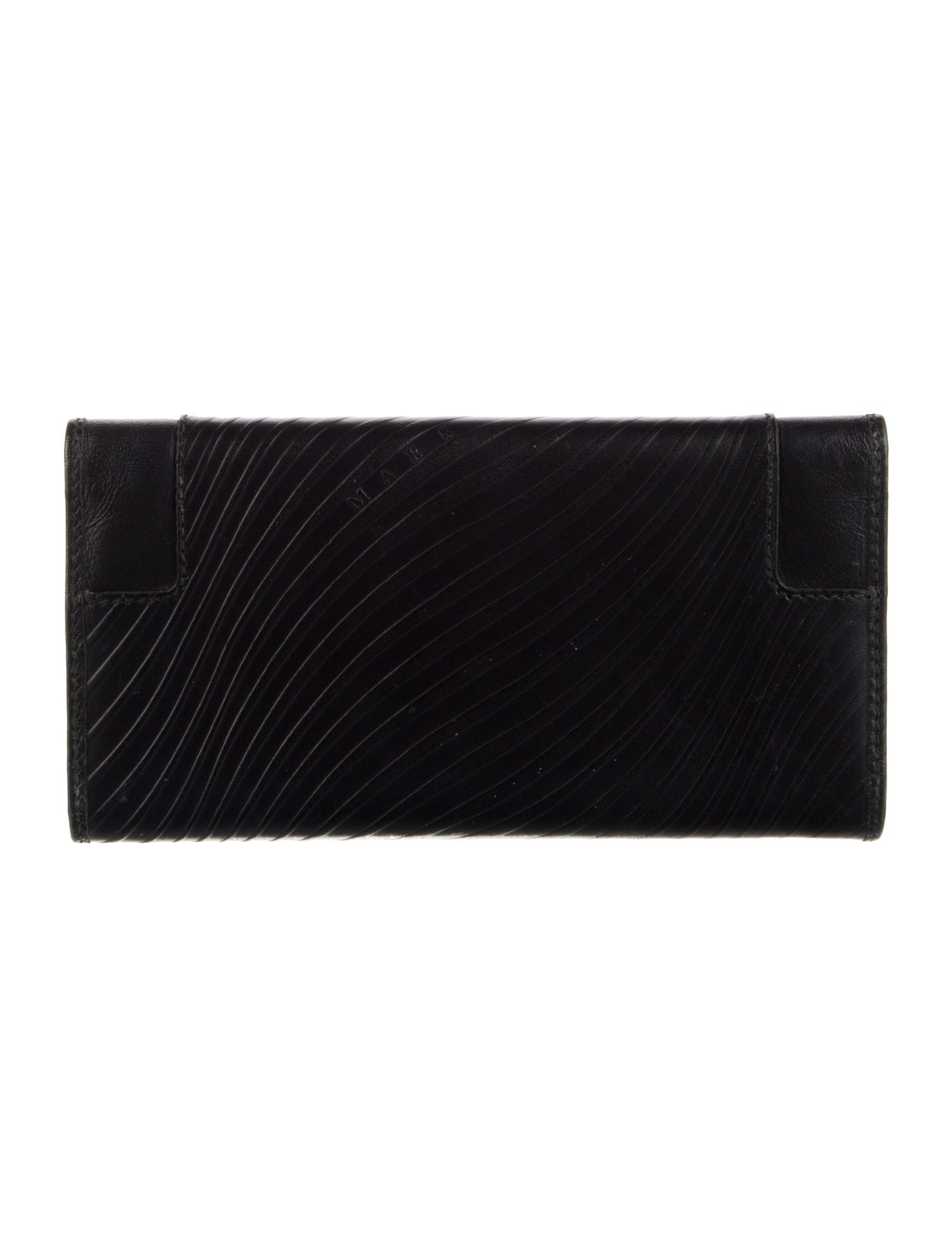 Mark Cross Leather Printed Wallet