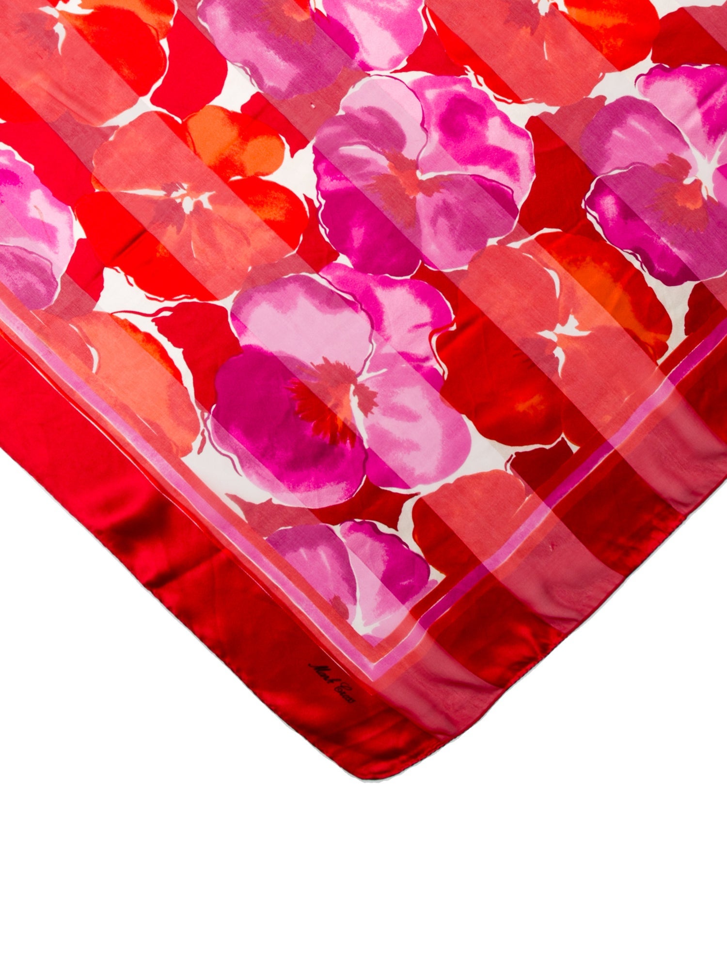 Mark Cross Silk Printed Scarf