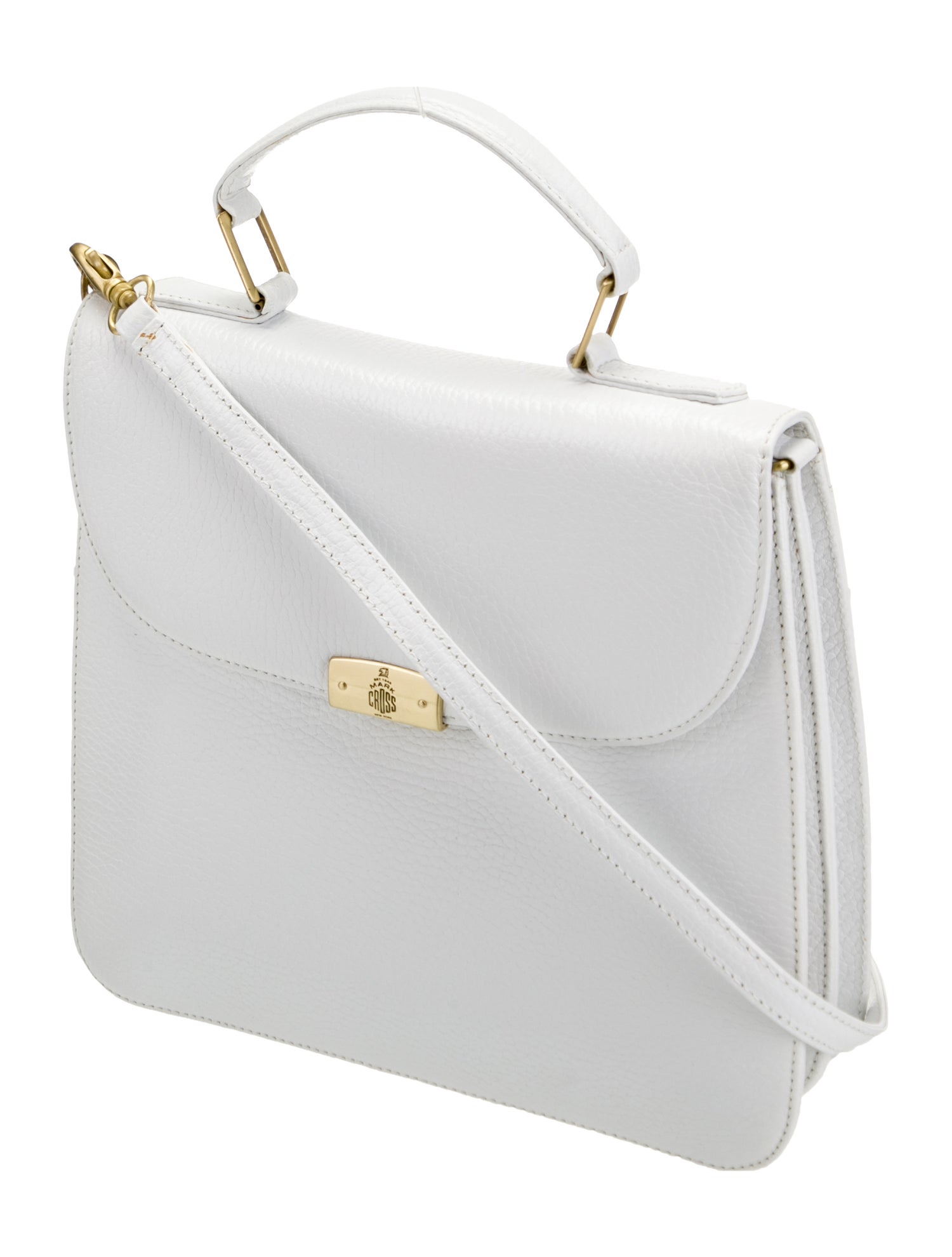 Mark Cross Leather Top Handle Bag