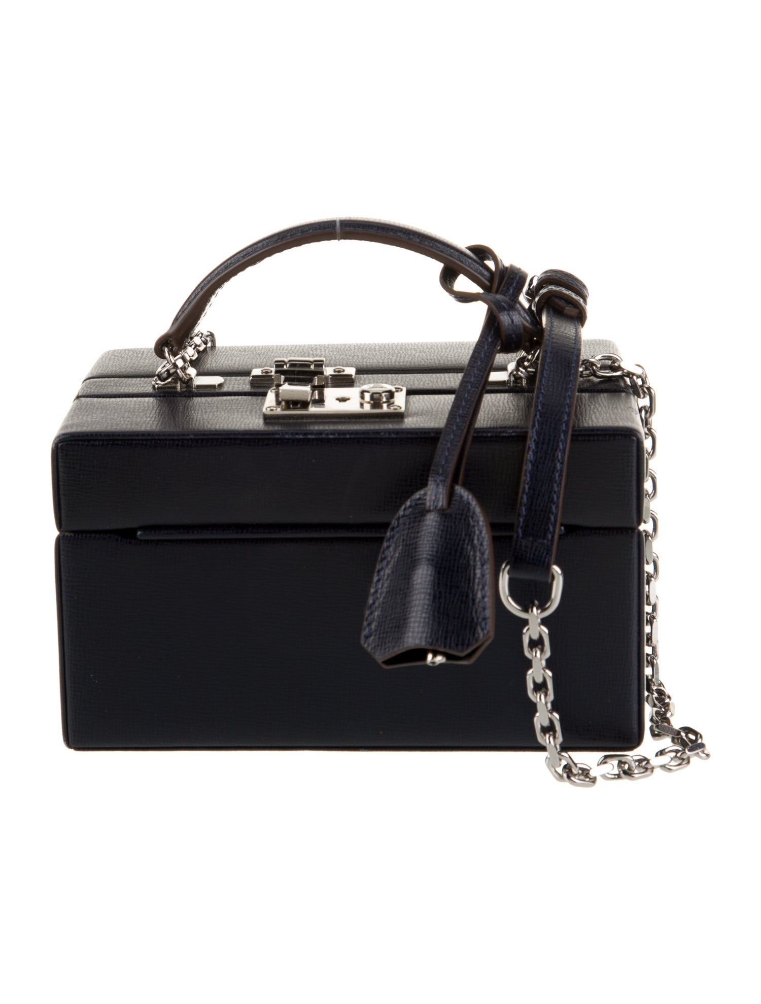 Mark Cross Leather Top Handle Bag