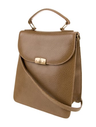 Mark Cross Leather Top Handle Bag