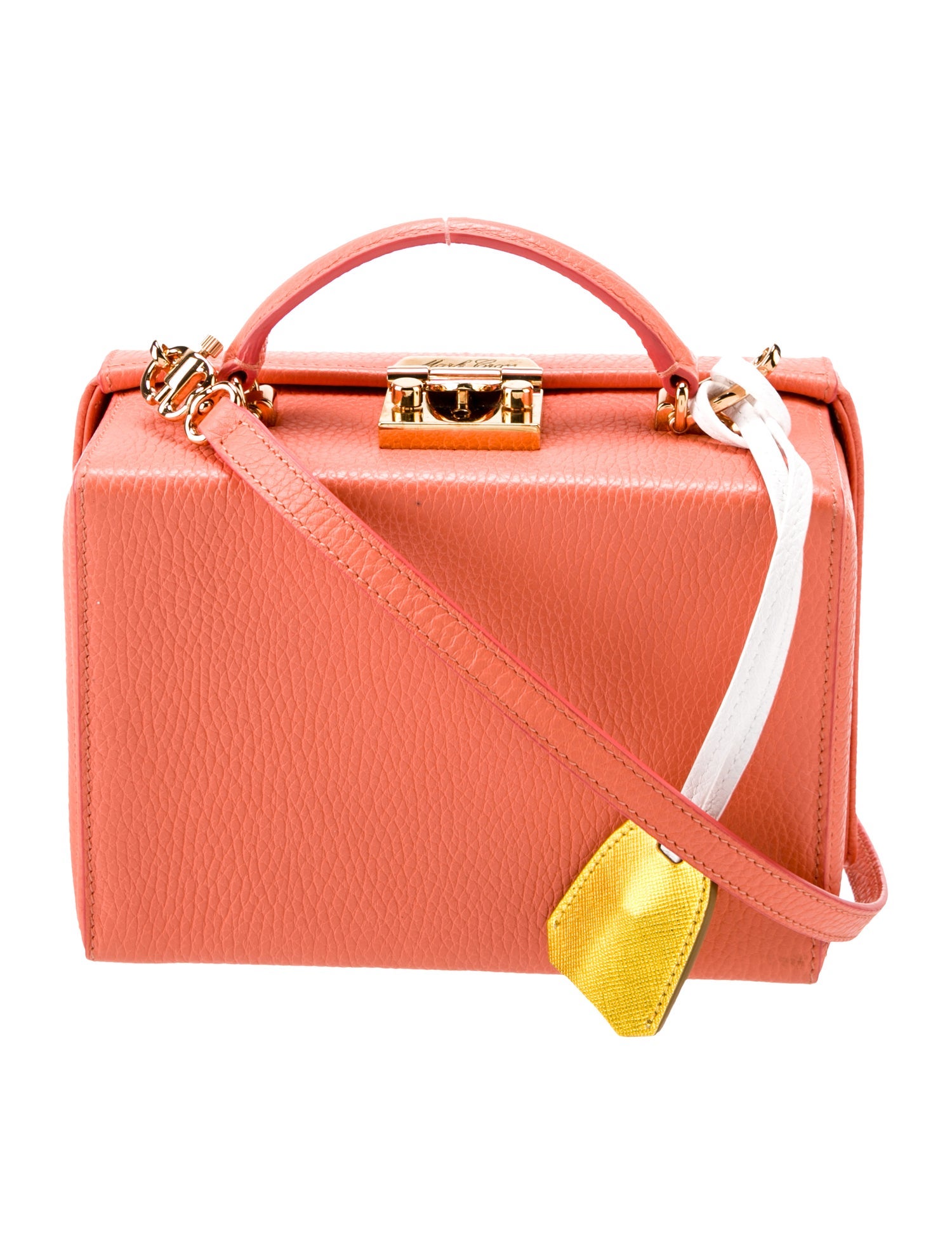 Mark Cross Leather Top Handle Bag