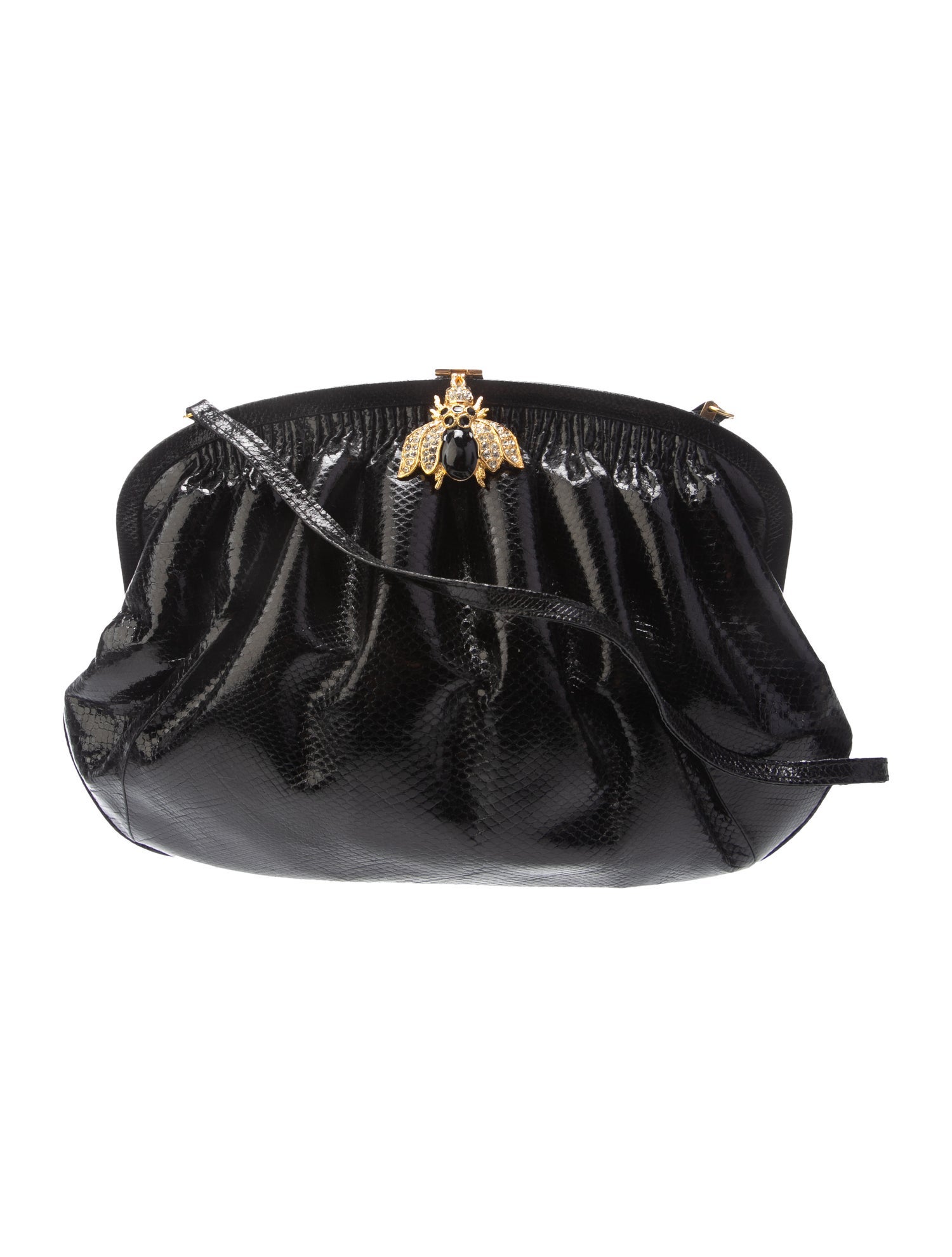 Mark Cross Snakeskin Shoulder Bag Vintage