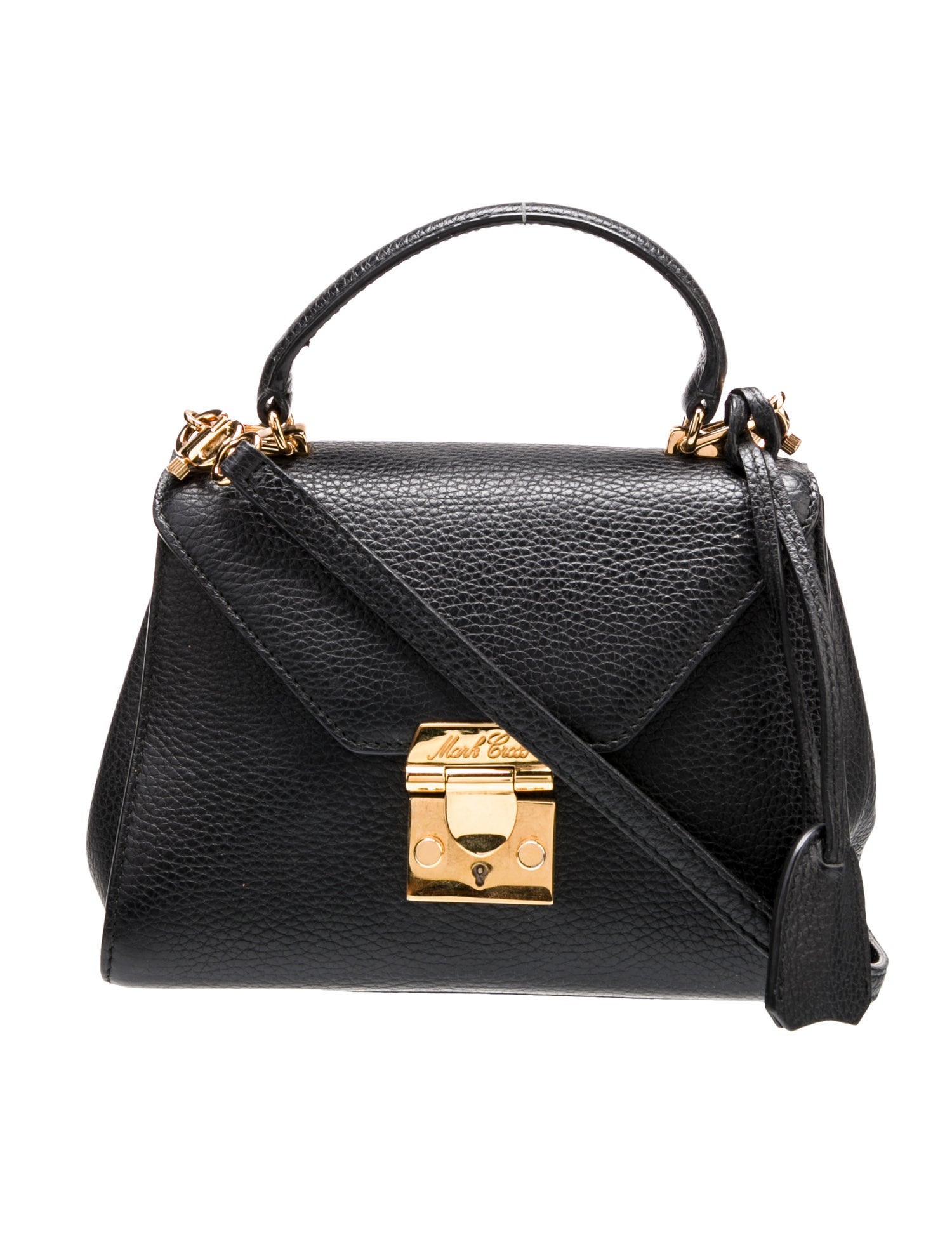 Mark Cross Leather Top Handle Bag