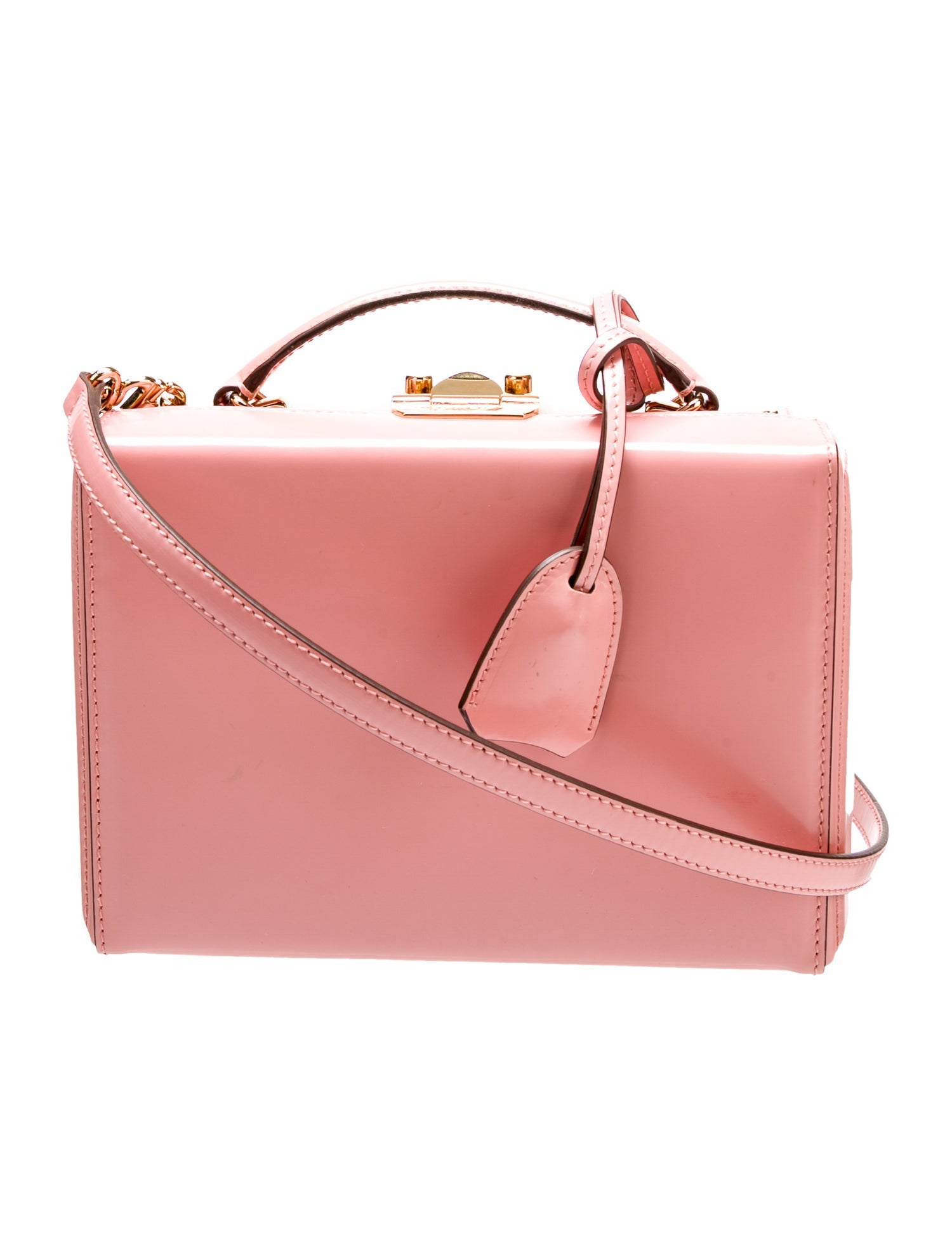 Mark Cross Leather Top Handle Bag