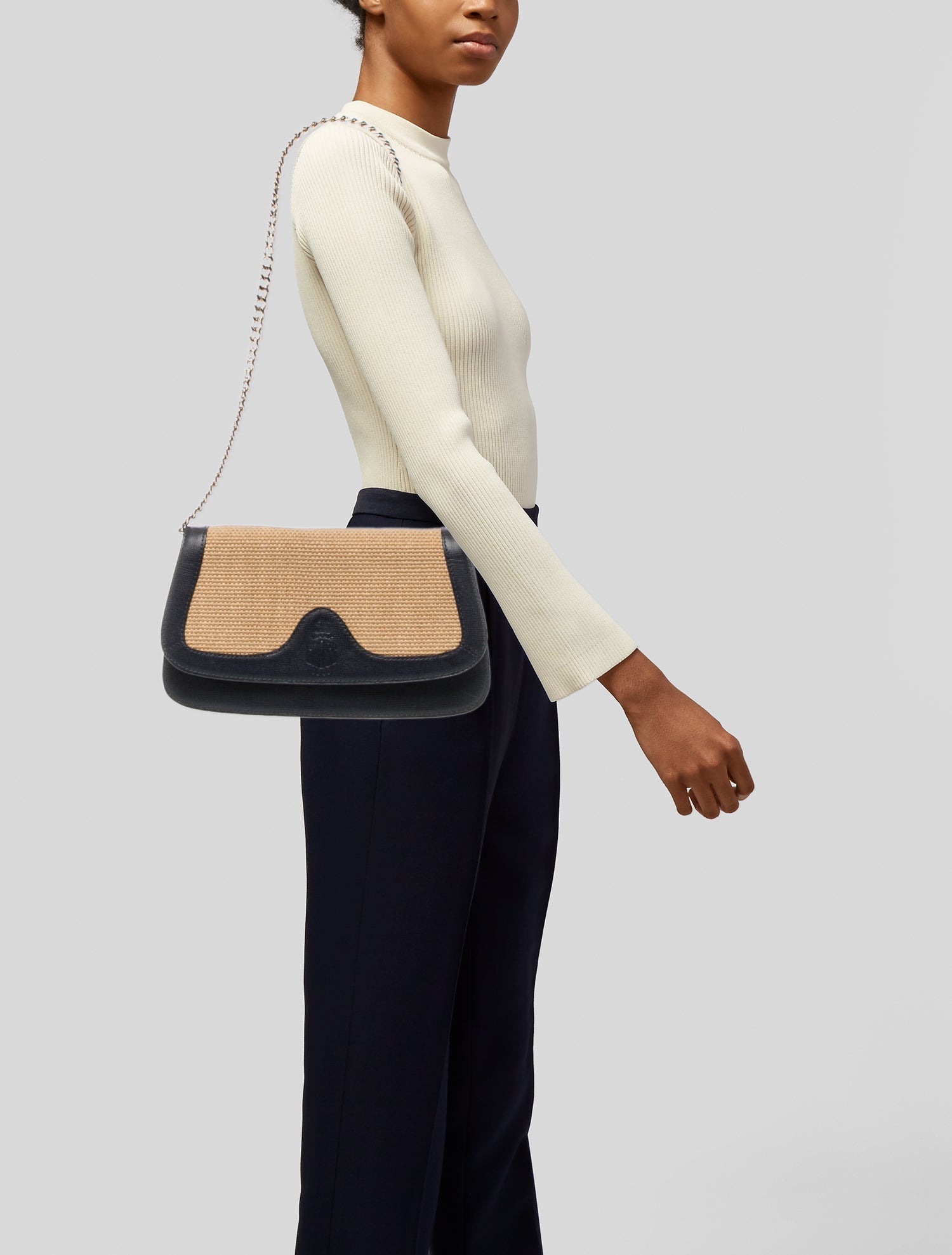 Mark Cross Leather Shoulder Bag