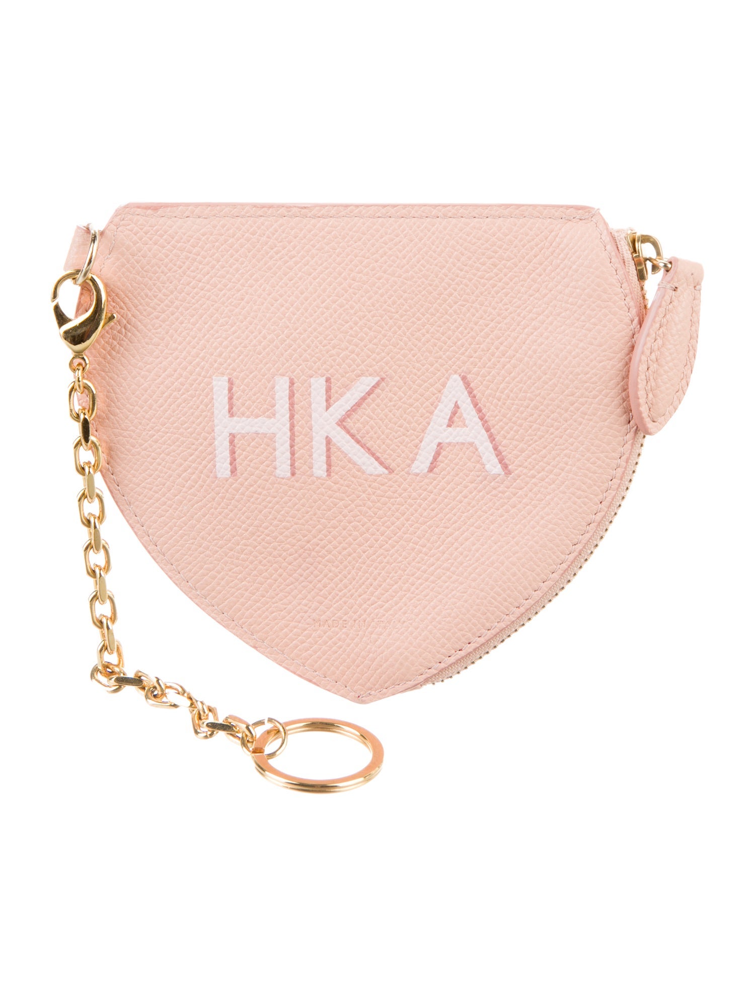 Mark Cross Leather Pouch Keychain