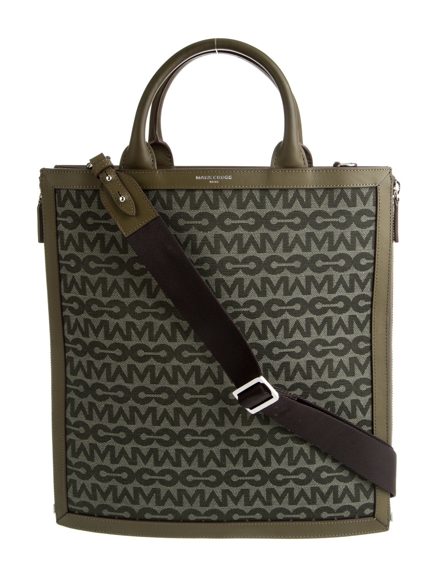 Mark Cross Canvas Messenger Bag