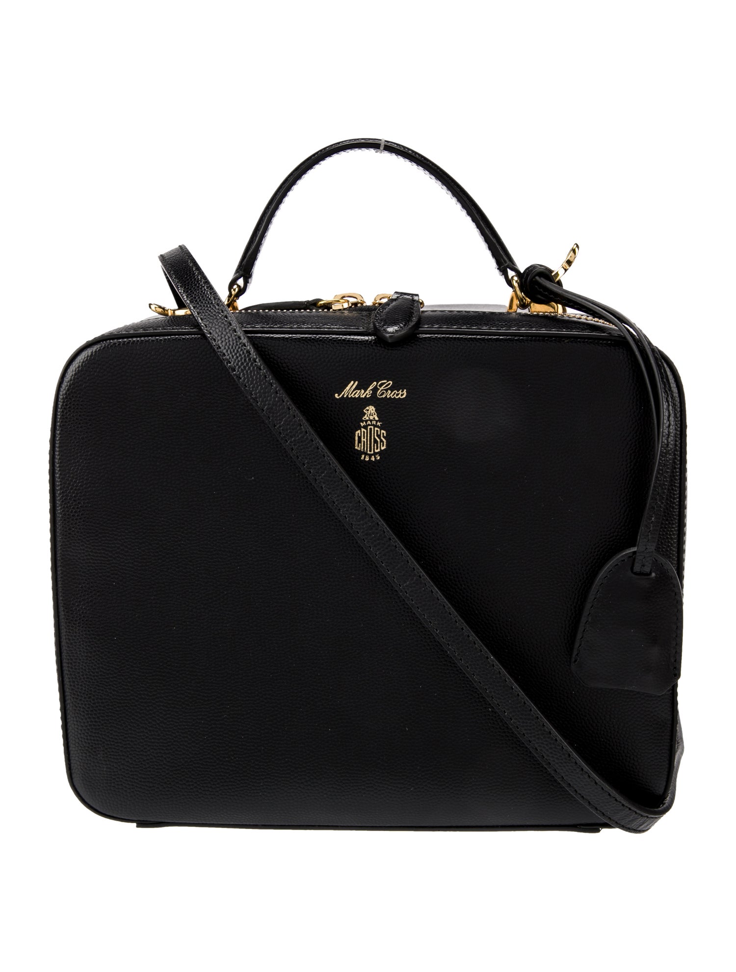 Mark Cross Leather Top Handle Bag