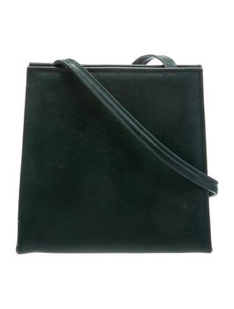 Mark Cross Saffiano Leather Messenger Bag
