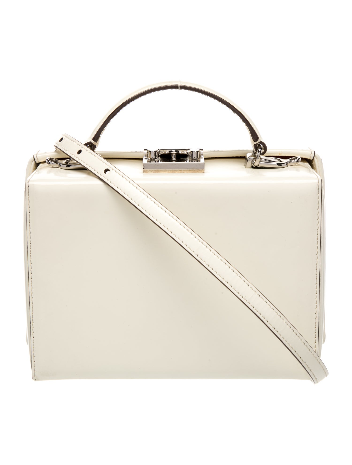 Mark Cross Leather Top Handle Bag