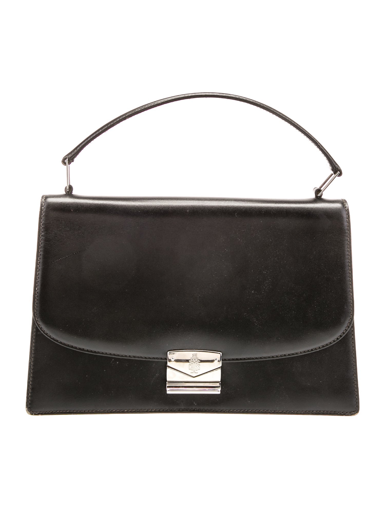 Mark Cross Leather Top Handle Bag