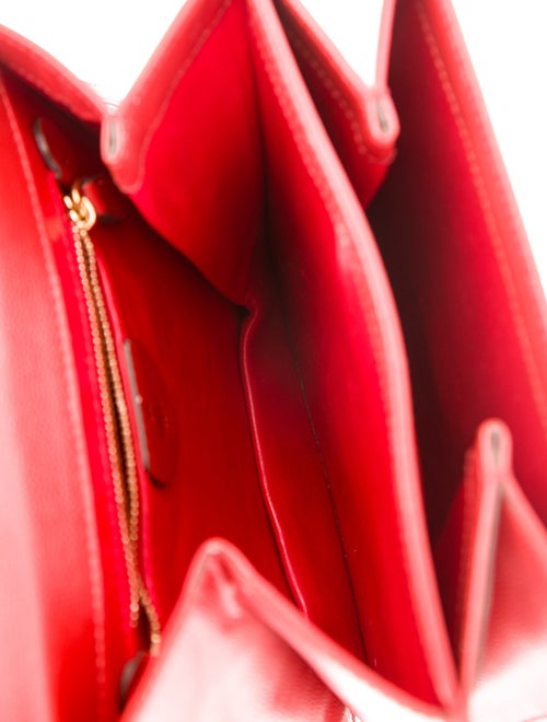 Mark Cross Leather Top Handle Bag