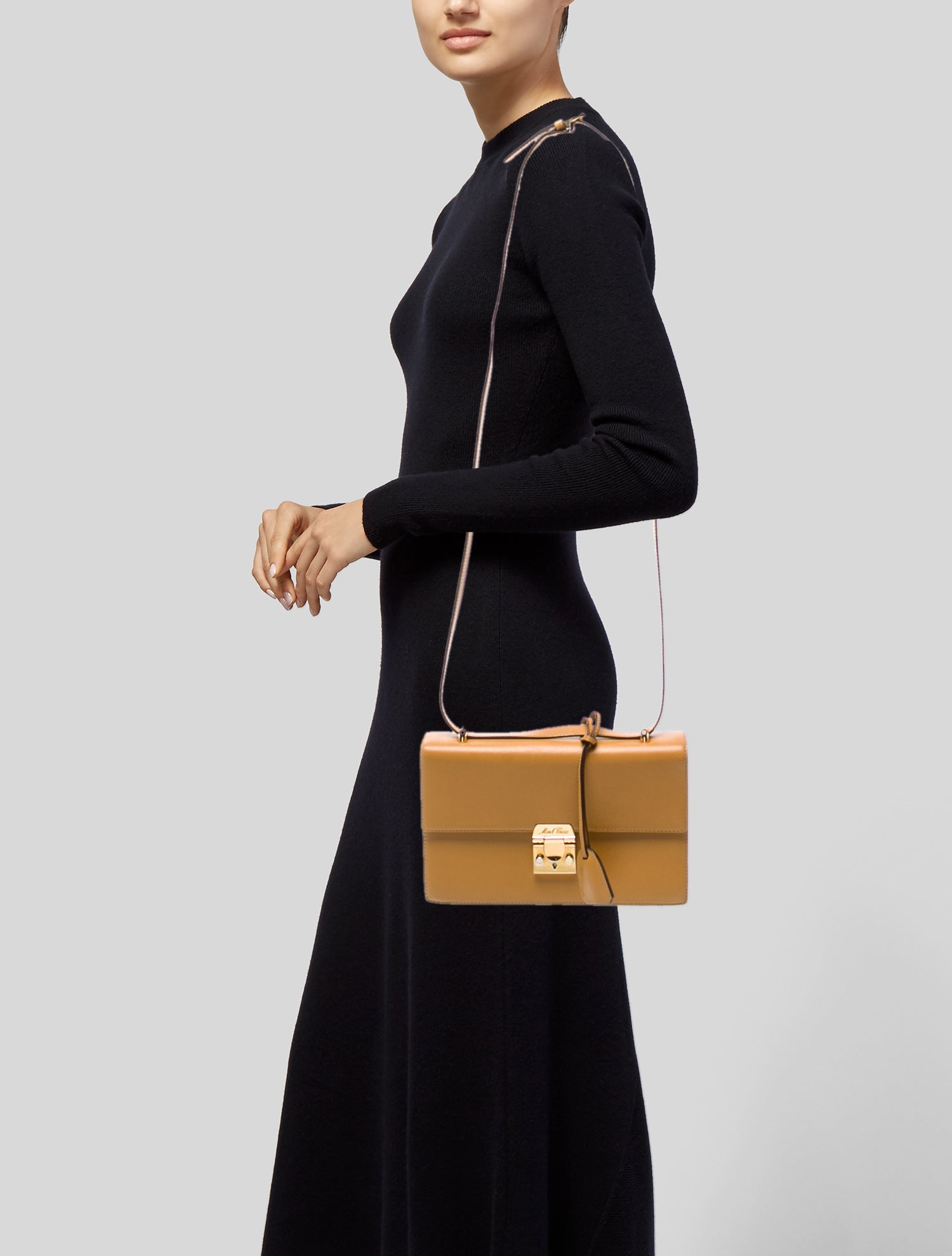 Mark Cross Saffiano Leather Crossbody Bag