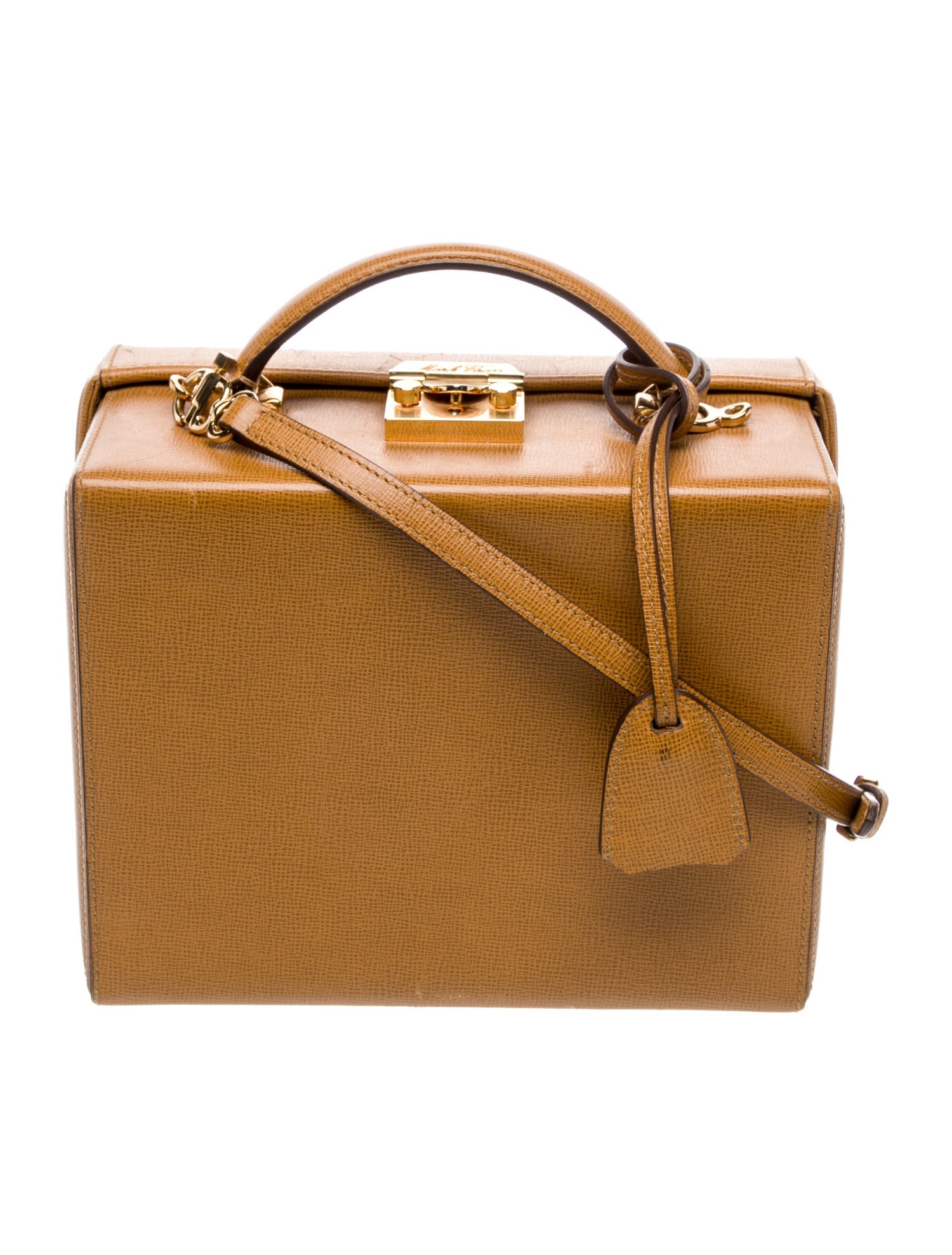 Mark Cross Leather Top Handle Bag