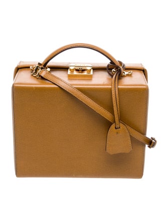 Mark Cross Leather Top Handle Bag