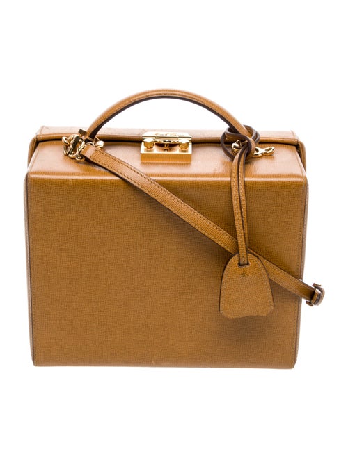 Mark Cross Leather Top Handle Bag