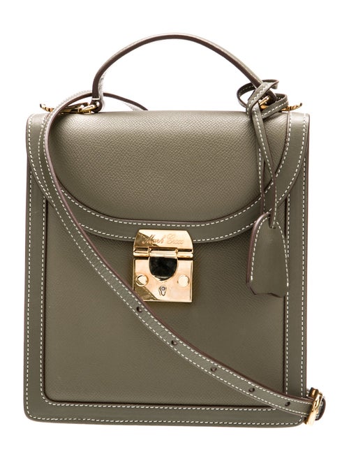 Mark Cross Leather Top Handle Bag