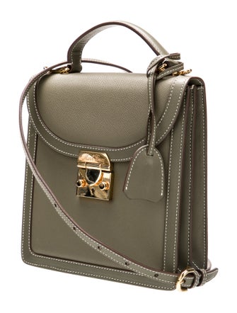 Mark Cross Leather Top Handle Bag