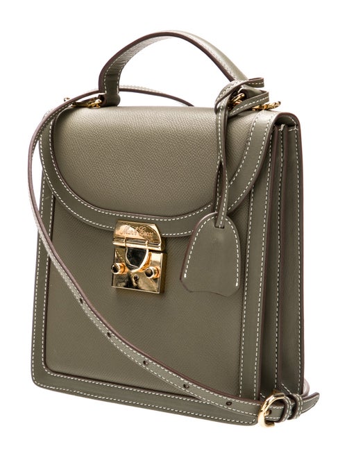 Mark Cross Leather Top Handle Bag