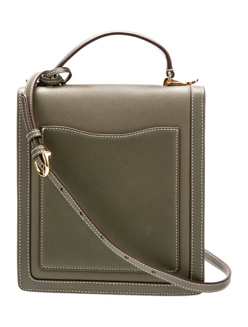 Mark Cross Leather Top Handle Bag