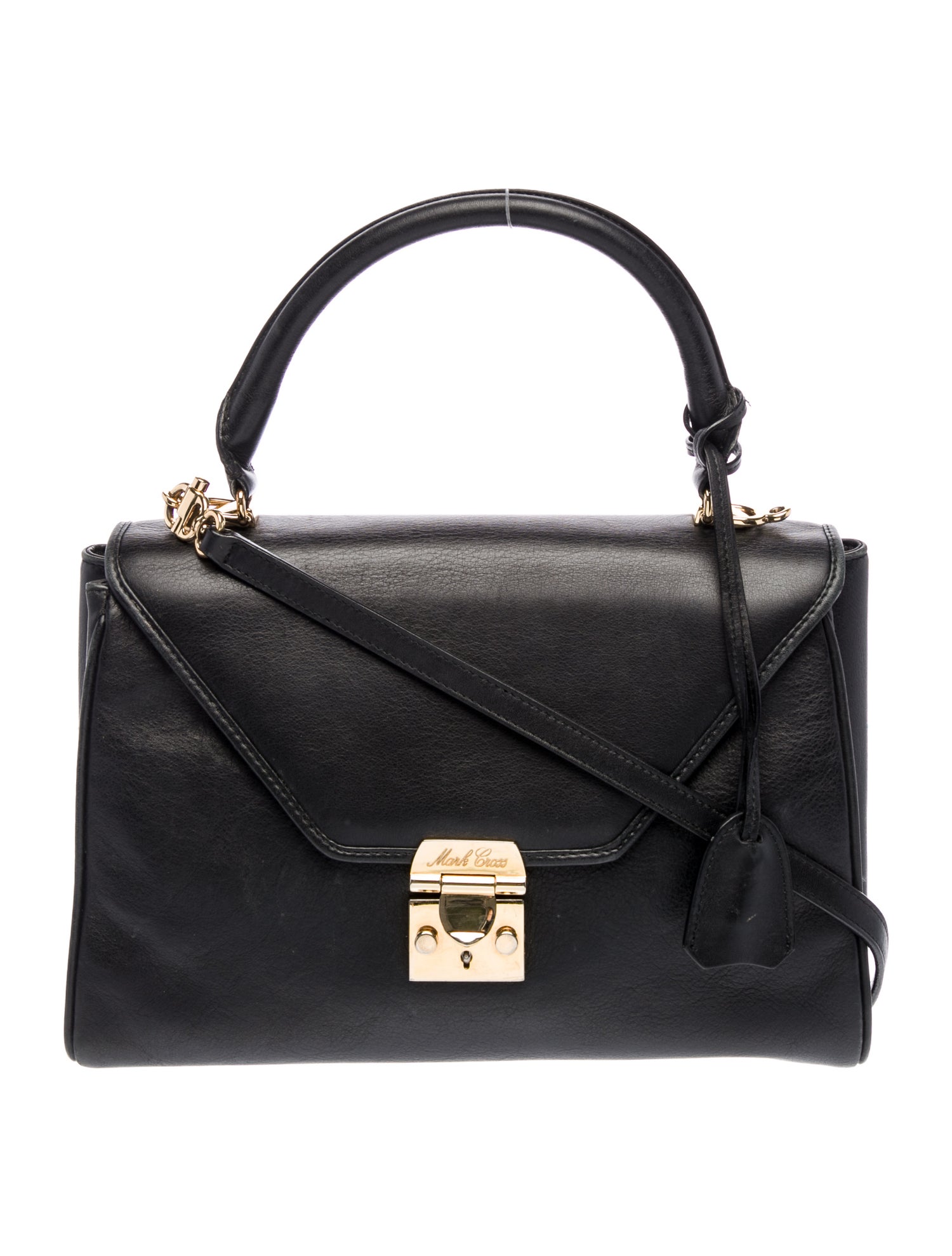 Mark Cross Leather Top Handle Bag