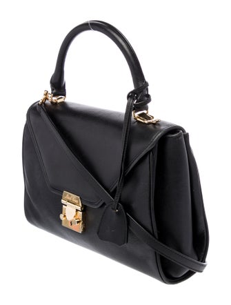 Mark Cross Leather Top Handle Bag