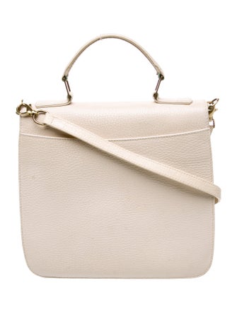 Mark Cross Leather Top Handle Bag