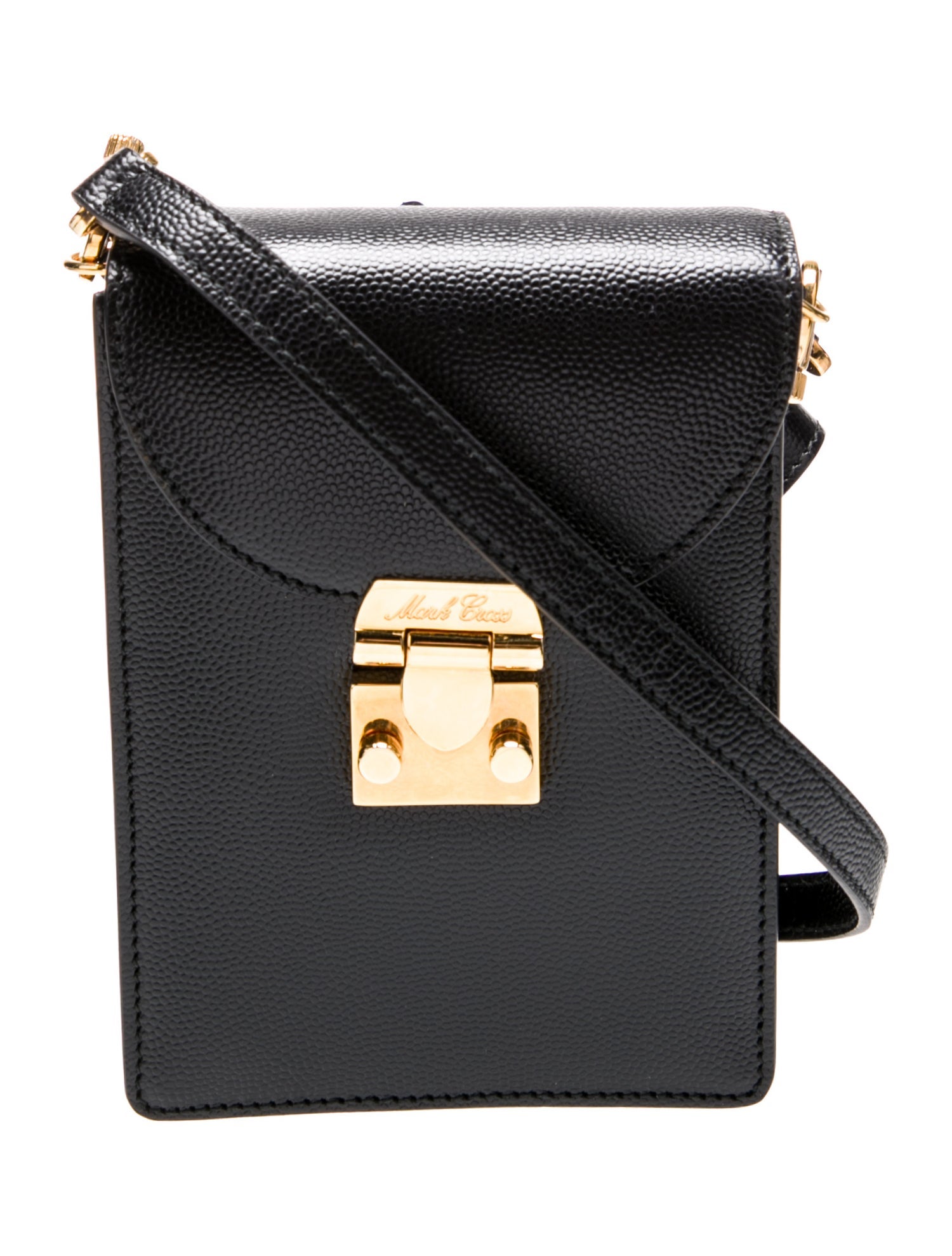 Mark Cross Leather Messenger Bag