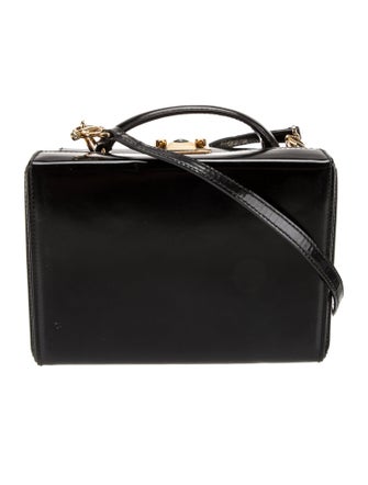 Mark Cross Patent Leather Top Handle Bag