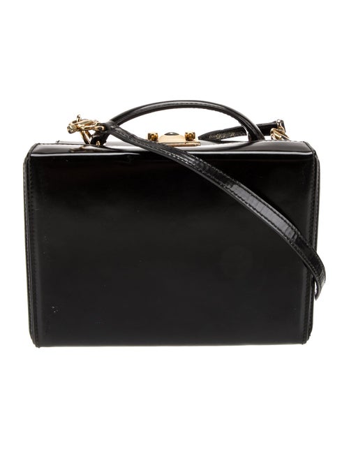 Mark Cross Patent Leather Top Handle Bag