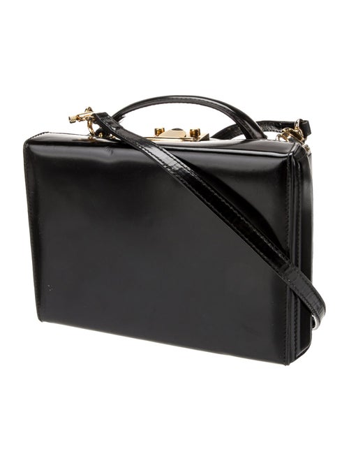 Mark Cross Patent Leather Top Handle Bag