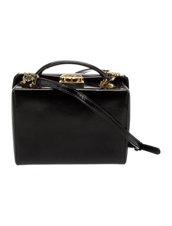 Mark Cross Patent Leather Top Handle Bag