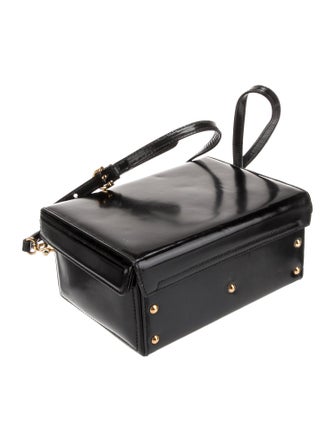 Mark Cross Patent Leather Top Handle Bag