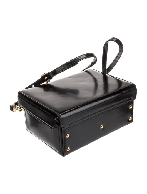 Mark Cross Patent Leather Top Handle Bag