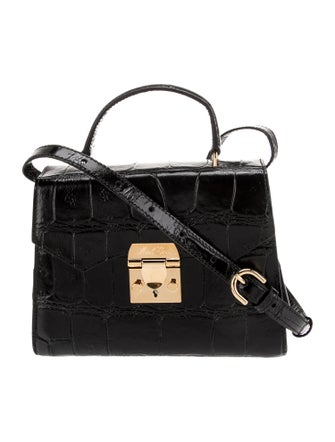 Mark Cross Leather Top Handle Bag