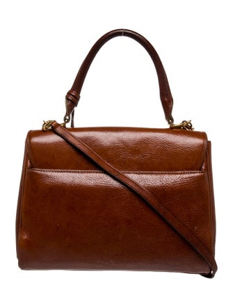 Mark Cross Leather Top Handle Bag