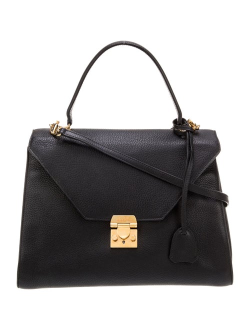 Mark Cross Leather Top Handle Bag